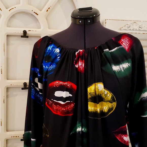 Miss Sixty Low Back Lips Print Cocktail dress - Picture 6 of 12